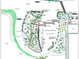 江苏生态园休闲小岛垂钓中心景观设计施工图（带停车场）图片1