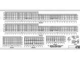 某地双坡3跨单层轻型门式钢架厂房结构施工图（高低跨）图片1