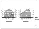 福建省三层框架结构别墅建筑设计施工图图片1