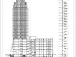 某地二十八层框筒结构公寓楼建筑专业方案图图片1