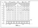 新宁县某地八层框架结构宾馆建筑设计施工图纸图片1