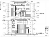成都市郊区某三层框架结构欧式别墅施工图纸图片1