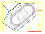 【佛山】某中学250米塑胶跑道设计施工图图片1