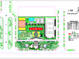 某地区校园绿化规划图纸（含图例）图片1