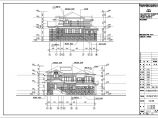 二层砖混结构乡村别墅建筑设计图纸图片1