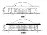 洛阳市体育中心网球馆全套建筑设计施工图图片1