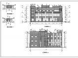 西藏某地三层框架结构宾馆建筑设计施工图图片1