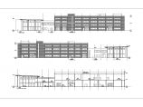 衡阳二层钢结构奔驰4S店建筑设计方案图纸图片1