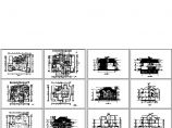 【江苏】某小区三层高档别墅设计施工图图片1