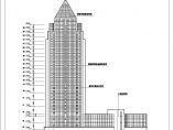 某地28层框架核心筒商住楼建筑设计方案图图片1