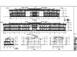 广西钦州两层框架结构酒店建筑设计施工图图片1