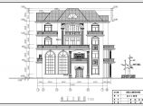 某地四层框架结构豪华别墅建筑设计施工图纸图片1