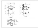 某中学一层框架结构连廊、四角亭建筑结构设计施工图纸图片1