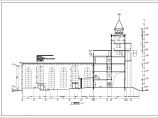 某地四层砖混结构基督教堂建筑设计方案图纸图片1