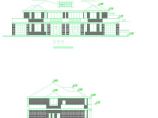 一套联体二层别墅建筑设计图纸（全集）图片1