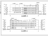 一整套框架结构三层厂房建筑CAD设计施工图（标注详细）图片1