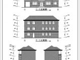 湖北三层框架结构独立别墅建筑结构电气施工图图片1