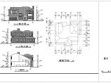 某地两层框架结构小别墅建筑设计方案图图片1