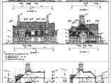 某2层框剪结构双拼别墅建筑施工图纸图片1