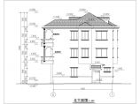 某地框架结构小型别墅建筑方案设计图图片1
