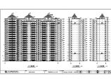 上海某小区A栋、B栋18层带跃层住宅全套图纸图片1