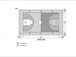 学校新建标准篮球场建筑及照明设计图图片1