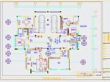 长沙私人豪宅别墅室内施工图（含效果图及水电系统图）图片1