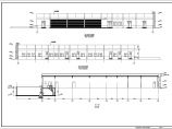 某机器厂单层动力房建筑设计图（长54米 宽15米）图片1