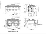 江苏某县级多层框架客运站建筑及结构施工图图片1