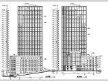 某地框架结构三十九层高层办公楼建筑设计施工图图片1
