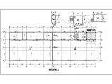 某地4层框架结构奥迪4S店（建筑、结构、水电施工图）图片1