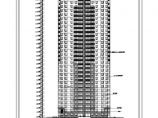 【上海】某34层塔式框架结构高层住宅楼建筑施工图纸图片1