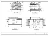 简洁带阁楼二层半新农村自建房屋建筑设计图图片1