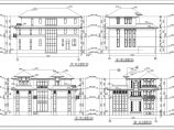 某地三层中式框架别墅建筑方案设计图图片1