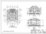 容城县北关某二层别墅建筑设计施工图图片1