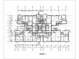 【深圳】新世界花园高层住宅标准层平面建筑施工图图片1