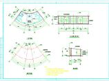 轻钢框架结构售楼处结构设计CAD施工图图片1