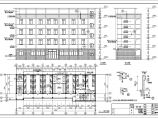 安徽六安四层框架结构中学宿舍楼建筑设计施工图图片1