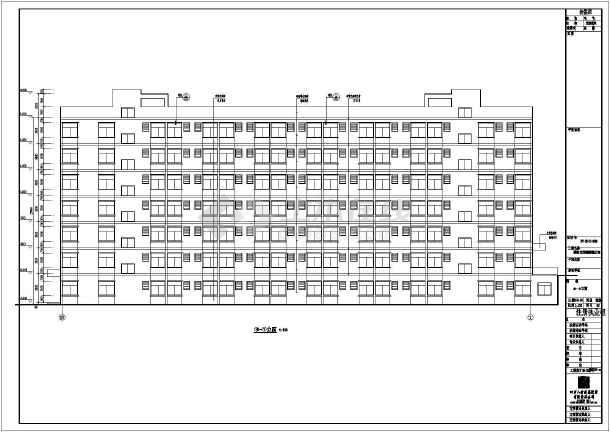 四川某6层学生宿舍楼建筑设计方案