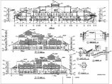 某地三层框架结构商业别墅建筑设计施工图纸图片1