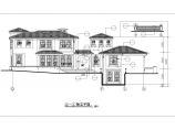 【广州】某二层欧式风格独栋别墅建筑施工图（含效果图）图片1