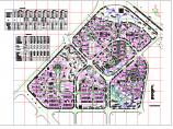 现代综合小区规划总平面图（含技术指标）图片1
