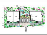 别墅景观方案设计CAD图纸（标注详细）图片1