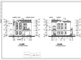 江苏两层砖混结构欧式别墅建筑设计施工图图片1