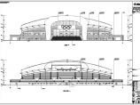 江西省宁都框架结构足球场建筑施工图图片1