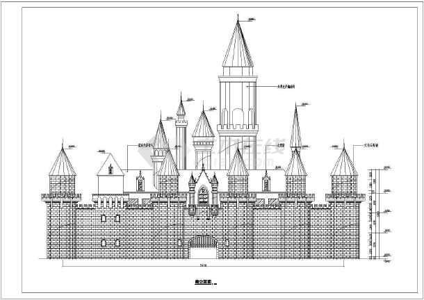 迪士尼城堡结构设计图图片