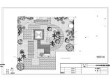 豪华别墅屋顶花园景观设计cad施工图图片1