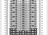 简欧17层高层住宅小区建筑施工图图片1