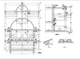 非常详细的三层圆顶教堂建筑CAD施工设计图图片1