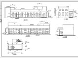 常见工厂单层办公楼建筑cad设计施工图纸图片1